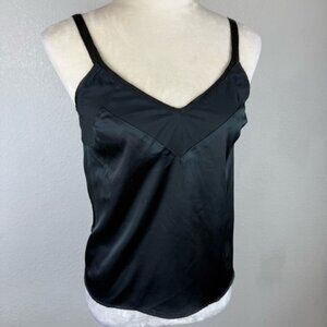 A‎ New Day Satin Women’s Black Camisole with Adjustable Straps